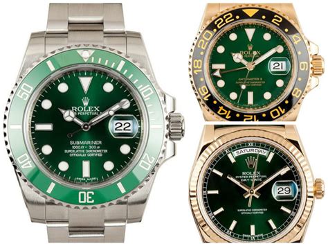 green rolex pokeballs|rolex green colors.